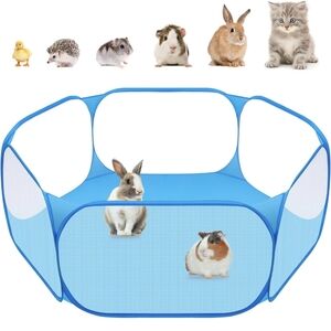 Amakunft Small Animals C&C Cage Tent, Breathable & Transparent Pet Playpen